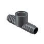 Tee, 1/2 in, Insert x FNPT, PVC