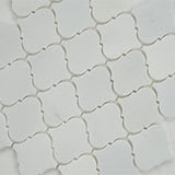 Greecian White Arabesque Tile