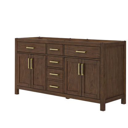 Beckett Double Bathroom Vanity - 65W x 34.25H x 21.5D