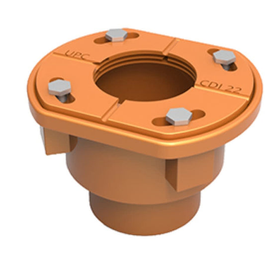 CDI Floor Drain Body, 2 in Outlet, No Hub