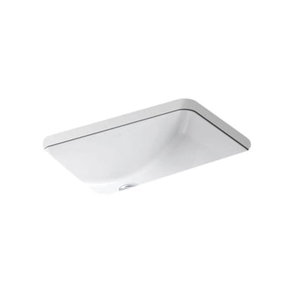 Ladena® Under Mount Lavatory Sink, ADA, 20-7/8 x 14-3/8 x 8-1/8 in, Vitreous China, White