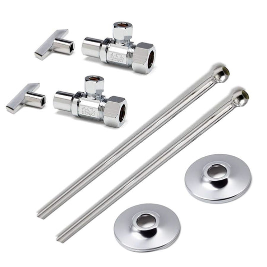 Lavatory Supply Kit, Polished Chrome