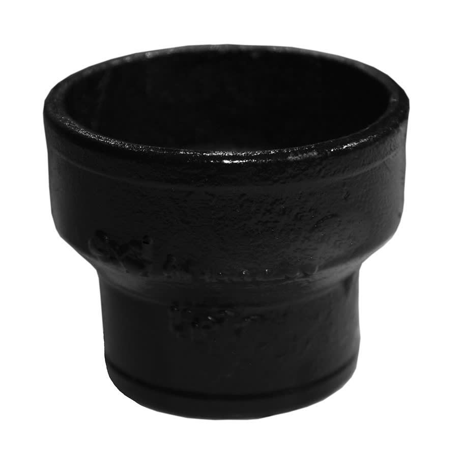 Reducer, 3 x 2 in, No Hub, Cast Iron