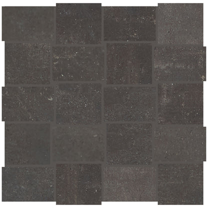 Union Black Nickel Rectangle 24X48 Matte