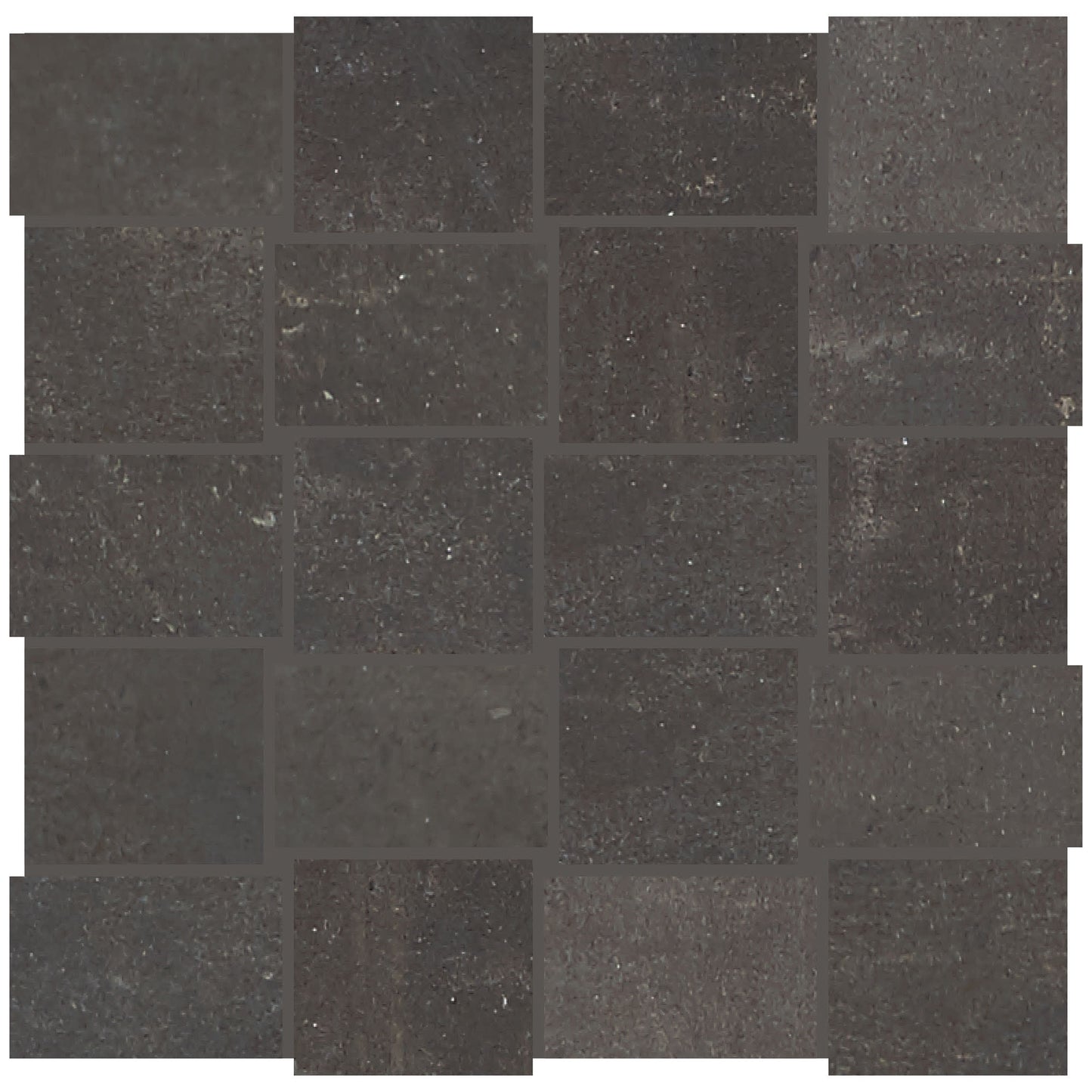 Union Black Nickel Rectangle 12X24 Matte