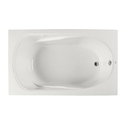 Lansford 60" x 32" Drop In Acrylic Soaking Tub with Reversible Drain and Overflow