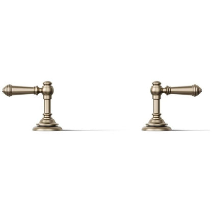 Artifacts Deck-Mount Bath Faucet Handle Trim with Lever Design