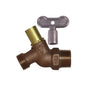 Loose Key Hose Bibb, 3/4 in Inlet, MNPT, Rough Bronze