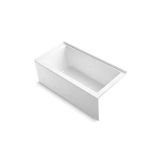 Underscore® Alcove Tub, 60 x 30 x 21 in, Right Hand Drain, White