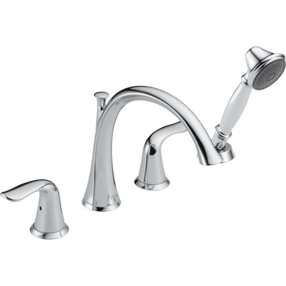 Lahara Deck Mounted Roman Tub Filler Trim with Hand Shower