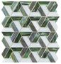Vivify Enchanted Green Trapezoid 1X3 Glass