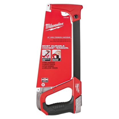 High Tension Hacksaw, 12 in L Bi-Metal Blade, 45 deg