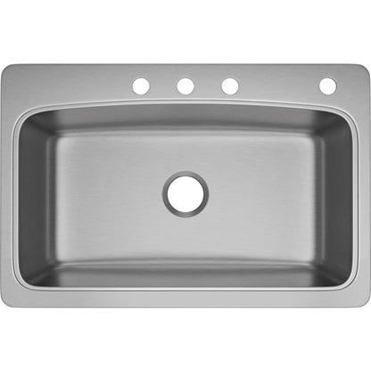 Bealeton 32-15/16" Drop In Single Basin Stainless Steel Kitchen Sink