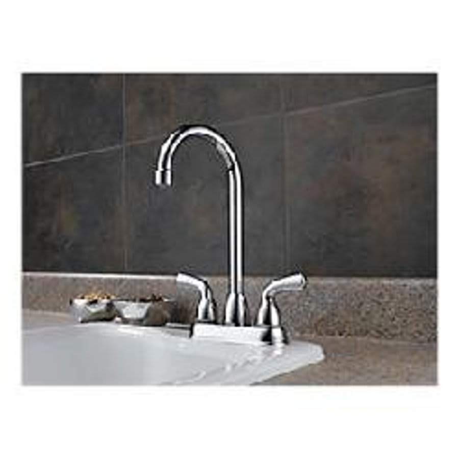 Foundations® Bar Faucet, Deck Mount, ADA, 2 Lever Handle, 2-Hole, Chrome