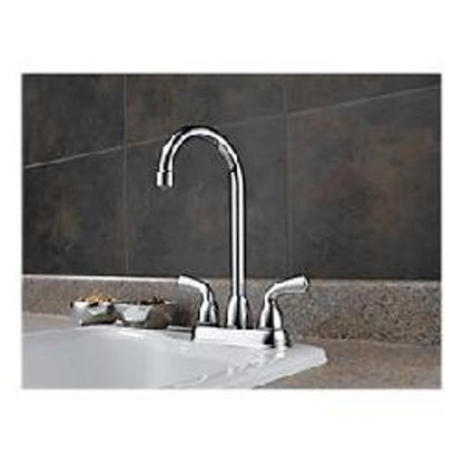 Foundations® Bar Faucet, Deck Mount, ADA, 2 Lever Handle, 2-Hole, Chrome