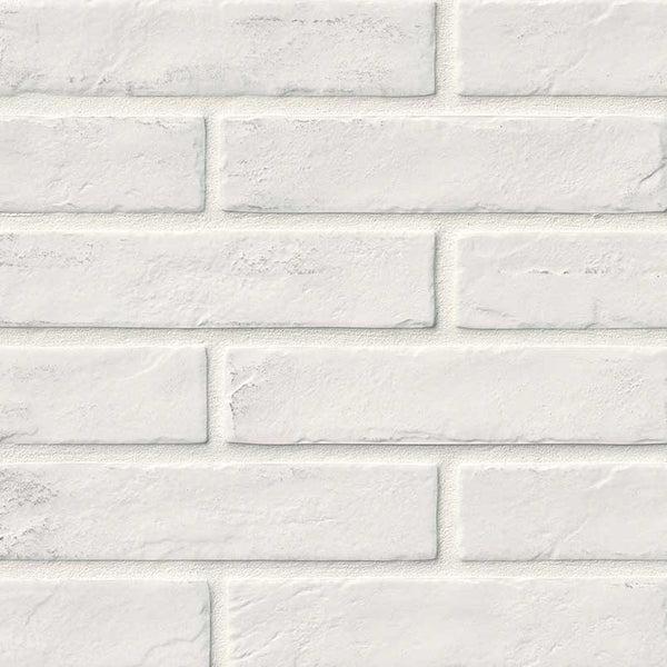 Brickstone White Porcelain Tile