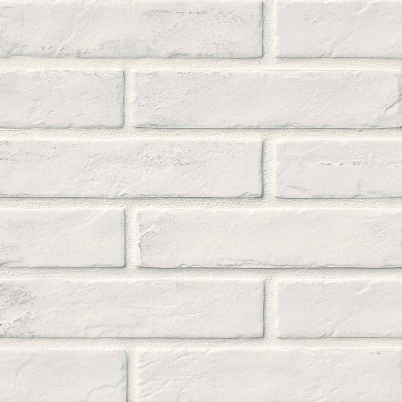 Brickstone White Porcelain Tile