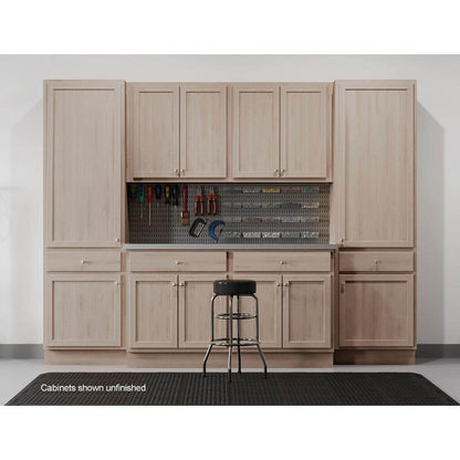 30 in. W x 24 in. D x 34.5 in. H Assembled Sink Base Kitchen Cabinet in Unfinished with Recessed Panel