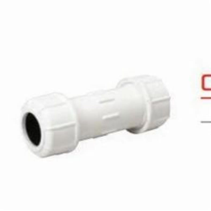 Coupling, 1 in, Compression, PVC