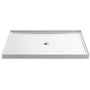 Rely 60" x 42" Shower Base with Single Threshold and 3-1/4" Center Drain