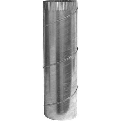 Vent Pipe, 4 in Dia, 30 in L, 30 ga