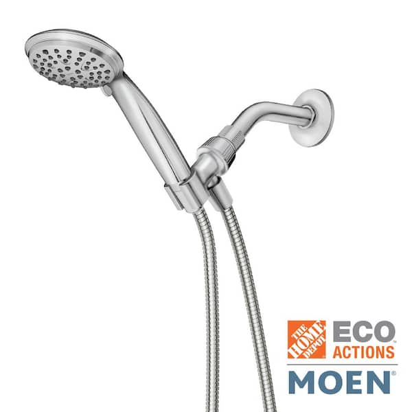 MOEN Attune 6-Spray Patterns Wall Mount 4 in. Handheld Showerhead in Chrome 218H0