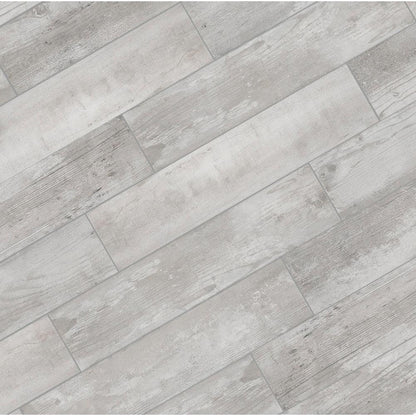 Alaskan Powder Light Gray 8 in. x 36 in. Matte Porcelain Floor and Wall Tile (13.6 sq. ft./Case)
