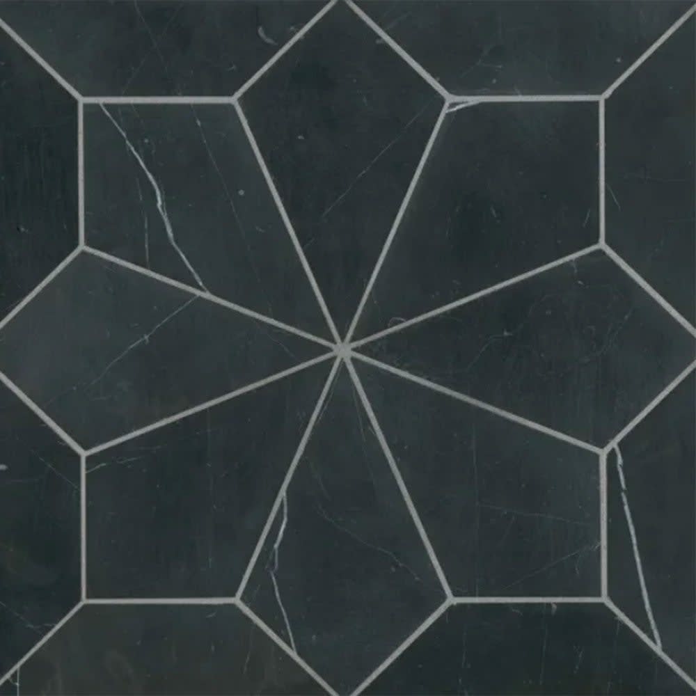 Blomma Nero Mosaic - Honed