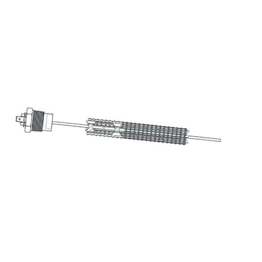 Powered Anode, 3/4 in, Aluminum
