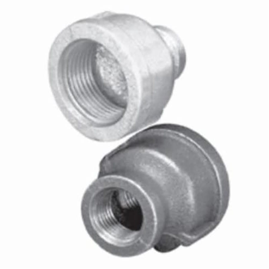 Reducer Coupling, 1/4 x 1/8 in, FNPT, 150 lb, Malleable Iron, Black