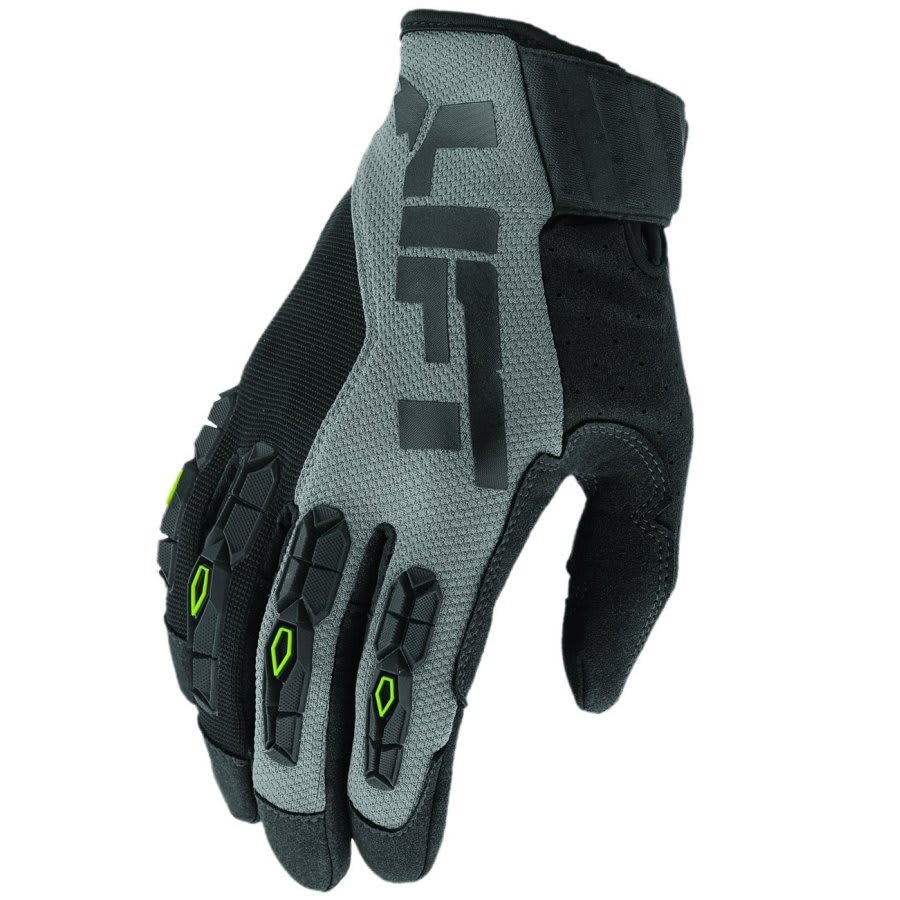 Pro Series GRUNT Glove, Grey/Black, Synthetic Leather with TPR Guards M