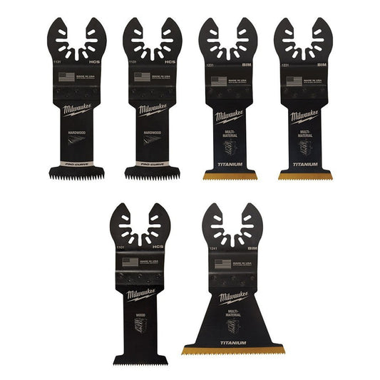 OPEN-LOK™ End Cut Bi-Metal Blade Set, For Use With Oscillating Multi-Tool
