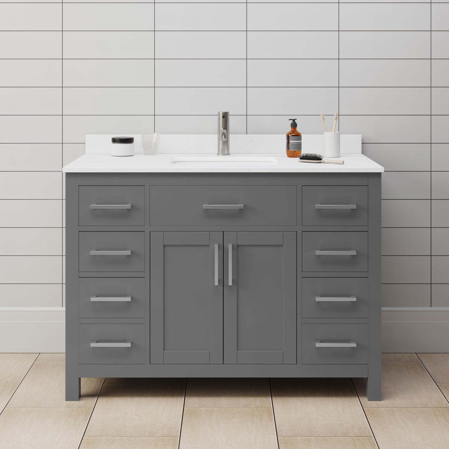 Beckett Single Bathroom Vanity - 48W x 35H x 22D