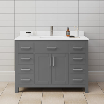 Beckett Single Bathroom Vanity - 48W x 35H x 22D