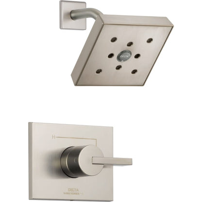 Vero Monitor 14 Series Single Function Pressure Balanced Shower Only with H2Okinetic Shower Head - Less Rough-In Valve