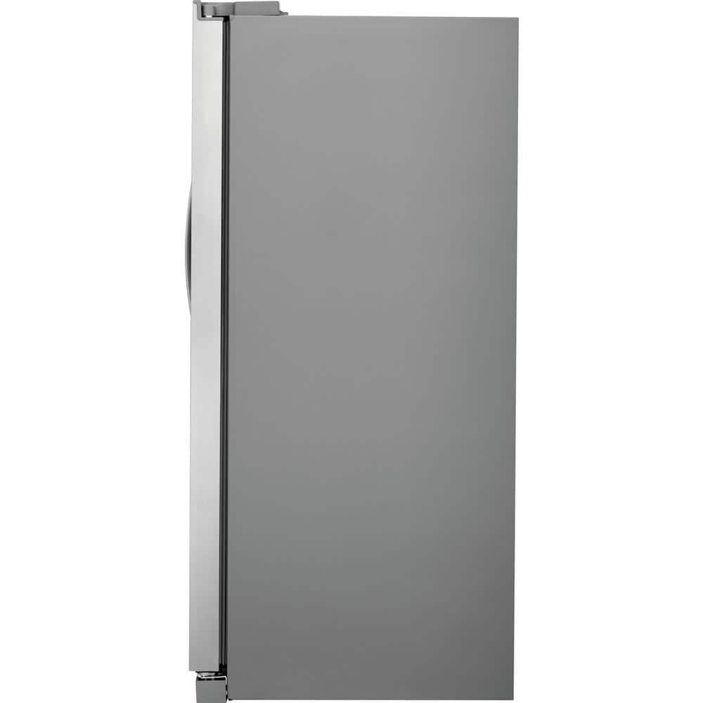 33 in. 22.3 cu. ft. Side by Side Refrigerator in Stainless Steel, Standard Depth