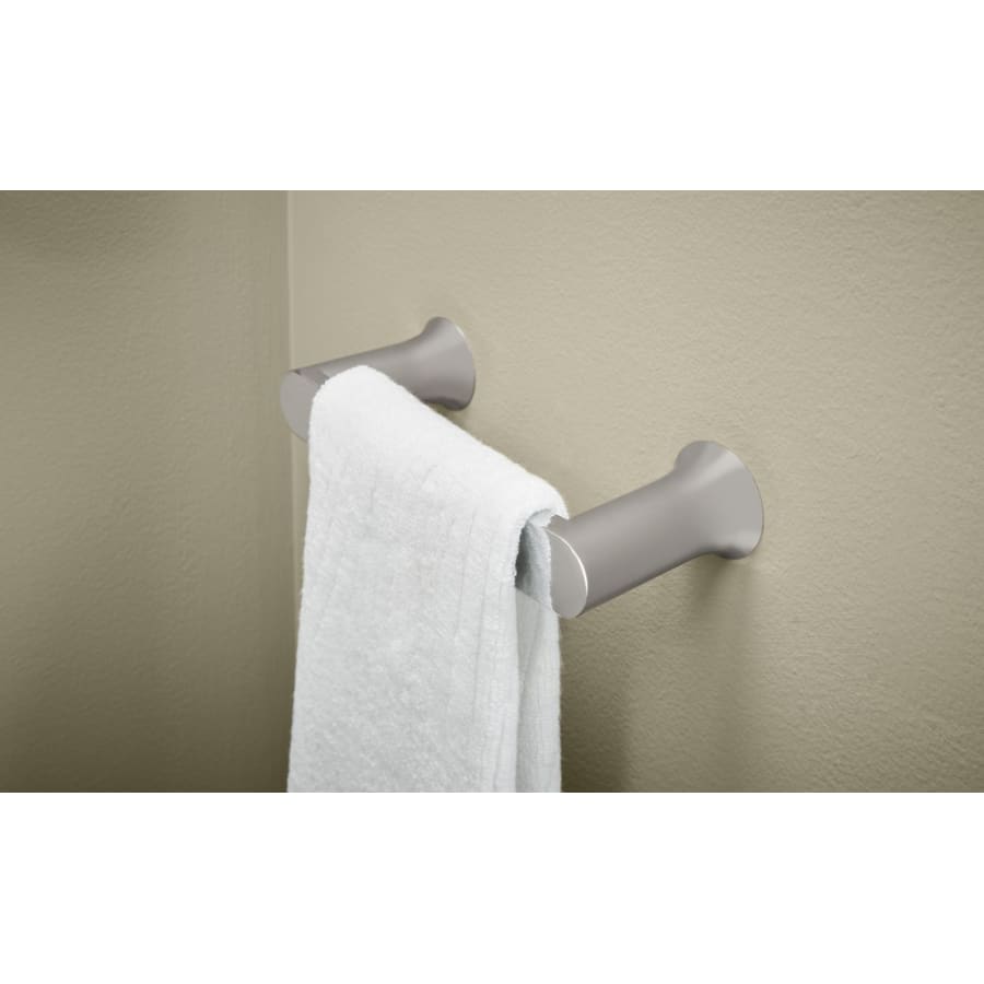 Genta LX Double Post Wall Mounted Towel Bar