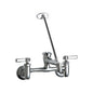 Utility Sink Faucet, Wall Mount, ADA, Lever Handle, Polished Chrome