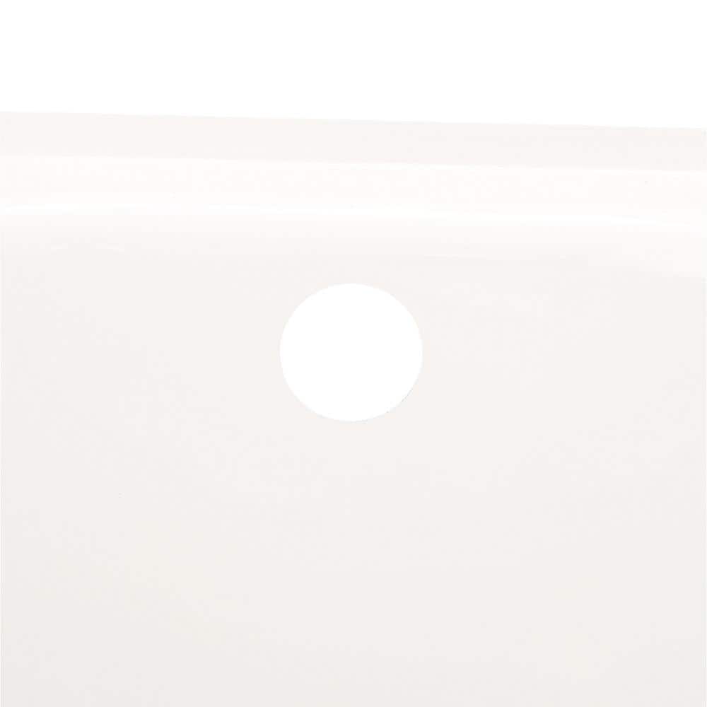 Aloha 60 in. x 30 in. Soaking Bathtub with Right Drain in White