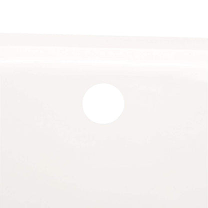 Aloha 60 in. x 30 in. Soaking Bathtub with Right Drain in White
