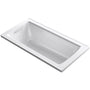 Archer 60" Drop In Acrylic Soaking Tub with Reversible Drain and Overflow