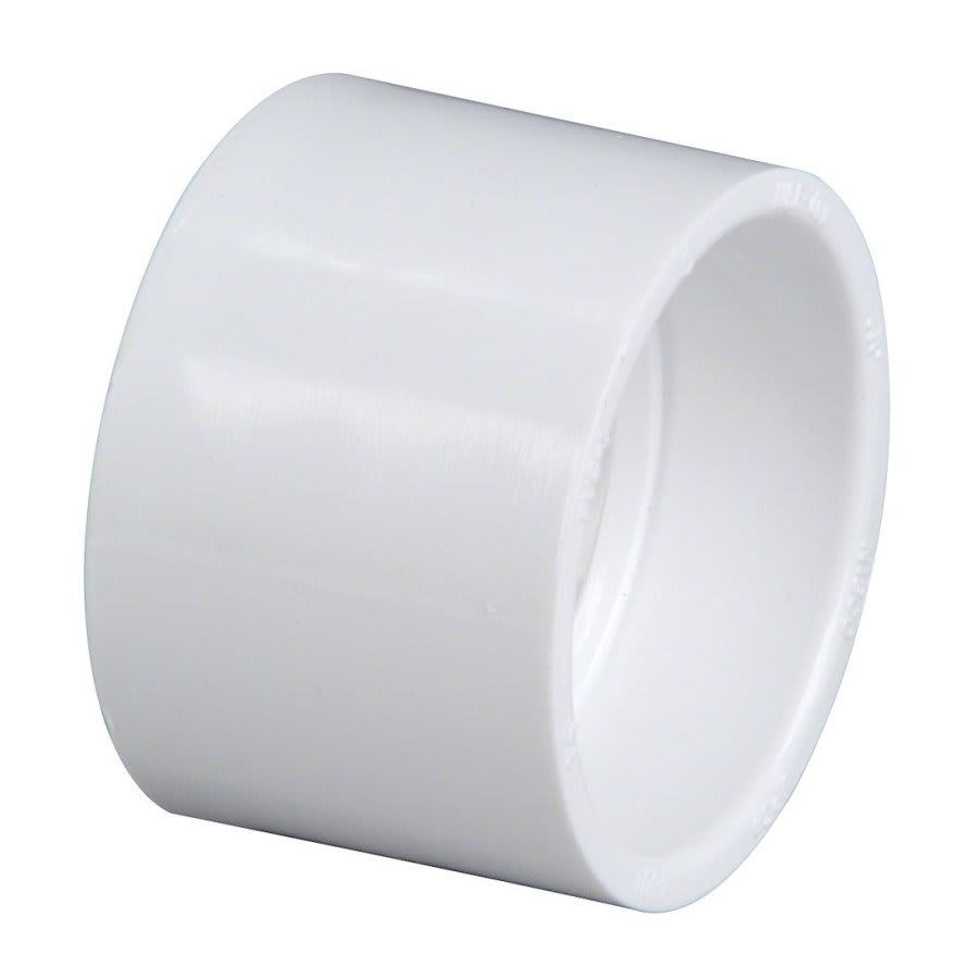 Coupling, 12 in, Hub, DWV, PVC
