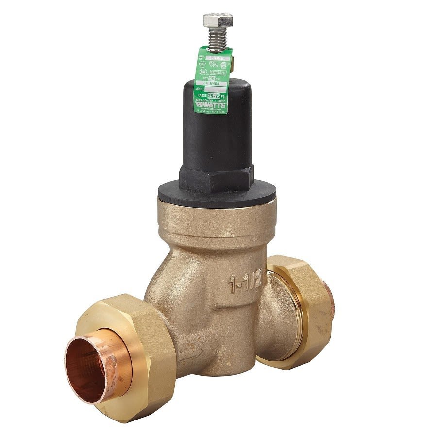 Pressure Reducing Valve, 1-1/2 in, Union C, Bronze