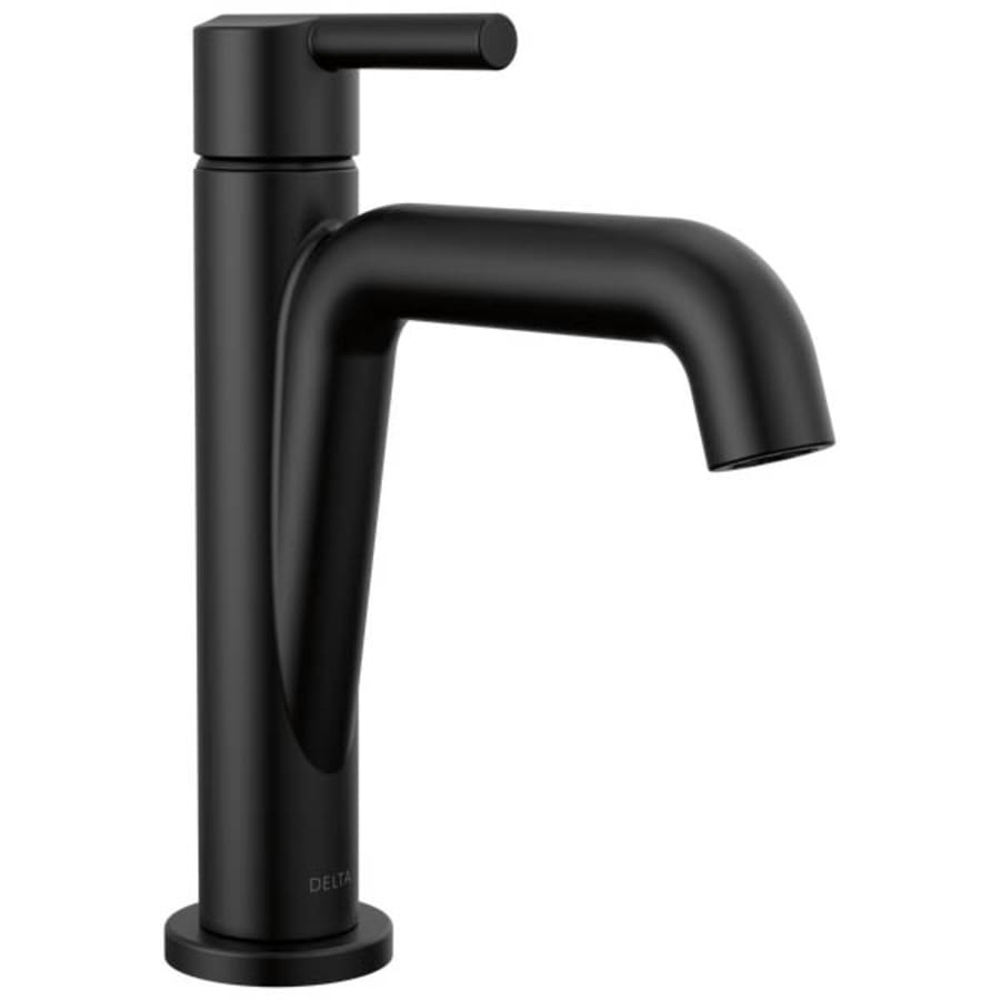 Nicoli 1.2 GPM Single Hole Bathroom Faucet with Push Pop-Up Drain Assembly