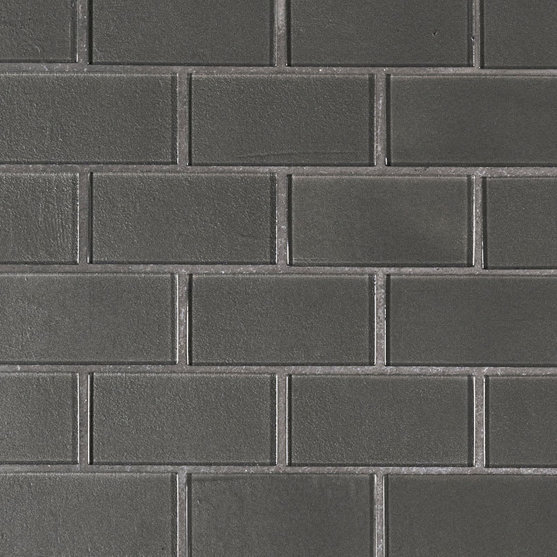 Metallic Gray Subway Tile 2x4