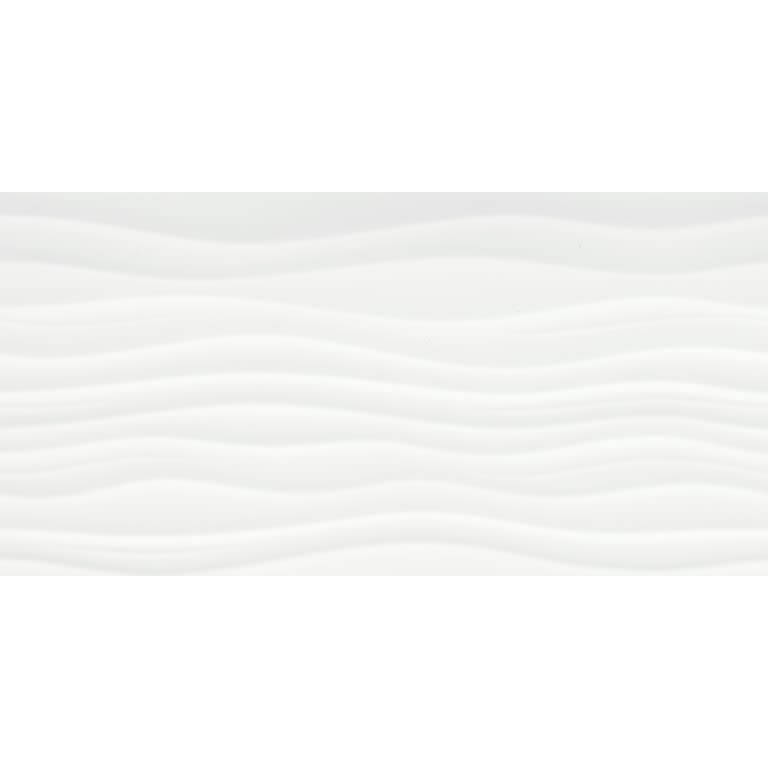 JAZZ RIPPLE WHITE GL 12X24