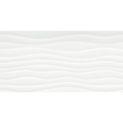 JAZZ RIPPLE WHITE GL 12X24