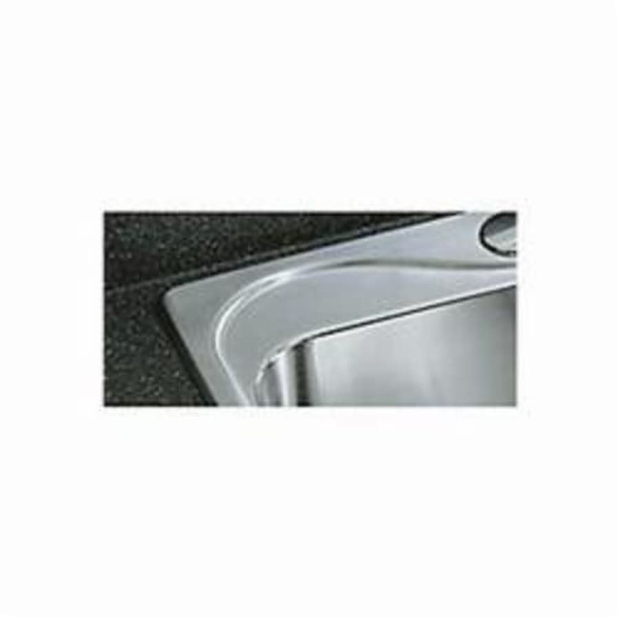 Southhaven® Double Bowl Kitchen Sink, Top Mount, 33 x 22 in, 8 in Bowl Depth, 4-Hole, 20 ga Satin Steel, Stainless