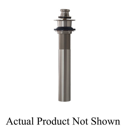 2-Piece Lift and Turn Lavoratory Drain, Brushed Nickel