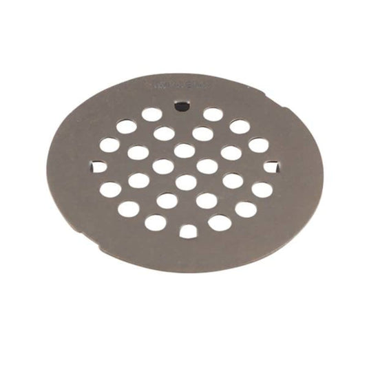 4-1/4" Round Shower Drain Cover with Snap-In Installation